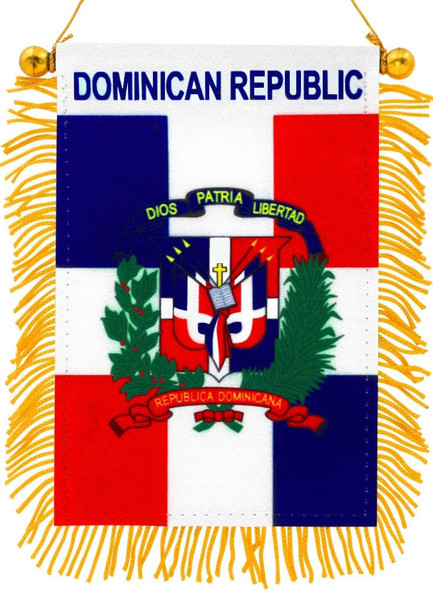  4" X 6" Mini Banner Flag Dominican Republic .58 each