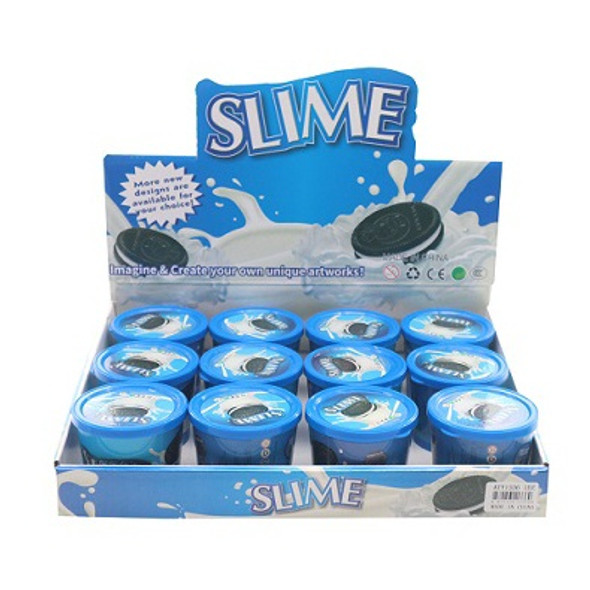 Cool Fun Slime in Cookie Theme Container 12 per display box  .70 each