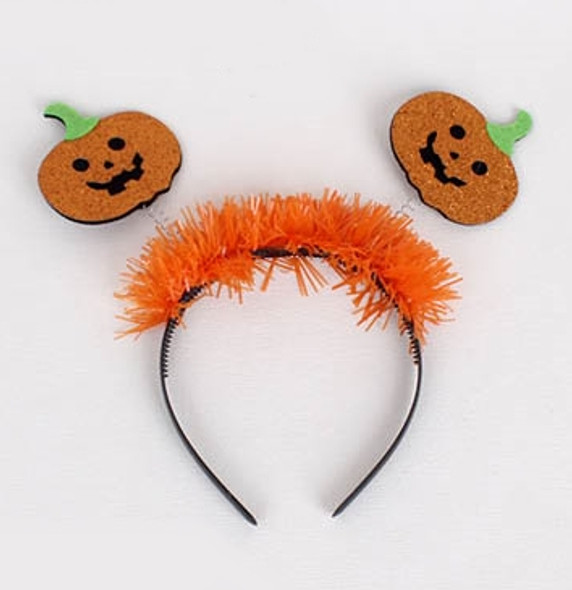 Halloween Pumpkin, Ghost, Bat, Spider Headband .62 Each