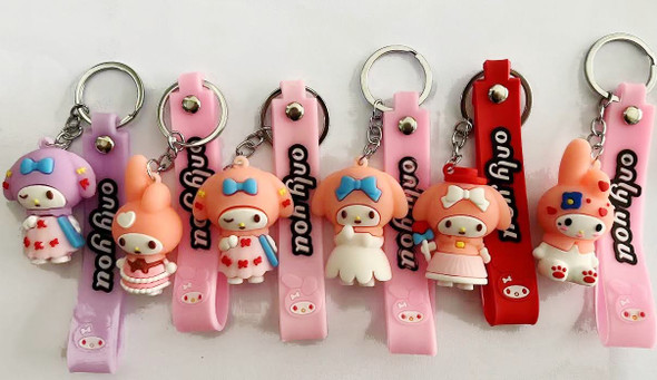 3 in 1 Strap "Only You" Keychain w/ Cute Doll .62 each