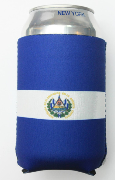 3.5" X 5" Thermal El Salvador Flag Beer/Soda Can Coolers .60 ea