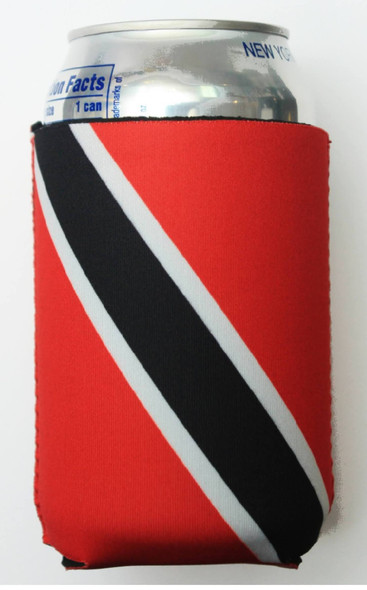 3.5" X 5" Thermal Trinidad Flag Beer/Soda Can Coolers .60 ea