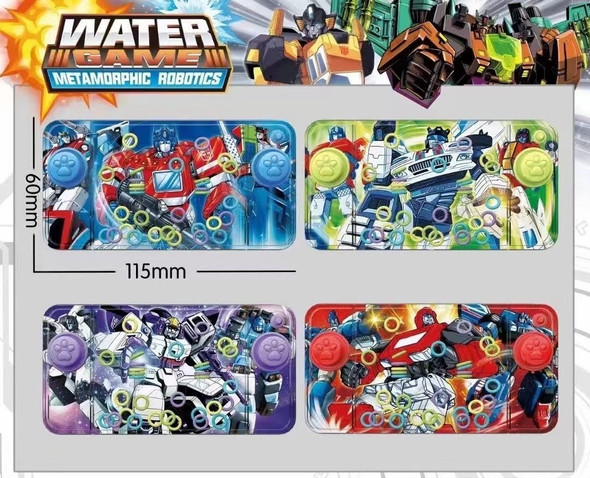 4.5" Robot Mixed Style Water Game  24 per display bx .62 each