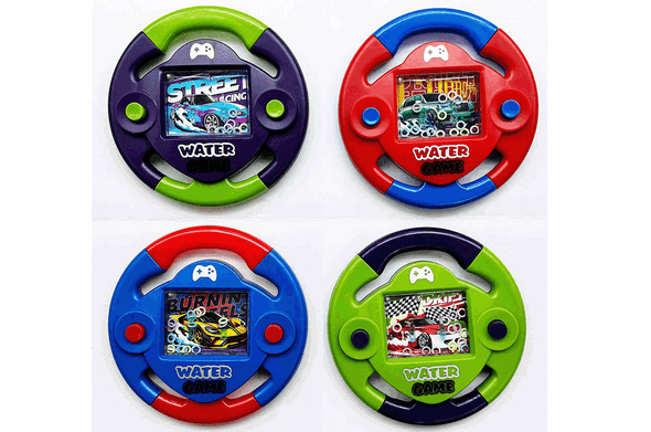 5"x5" Steering Wheel Game Water Game Toy Asst Colors .80 ea