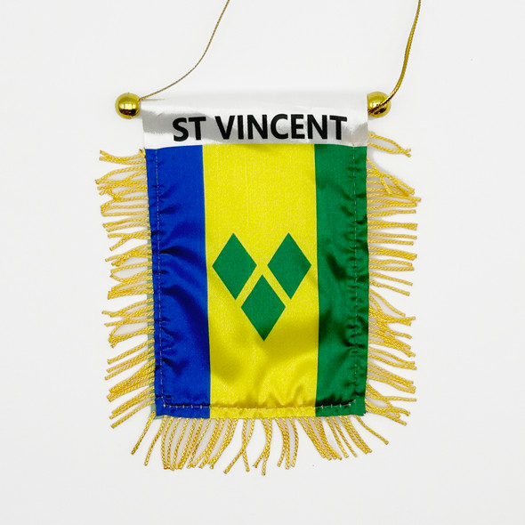  4" X 6" Mini Banner Flag St. Vincent .58 each