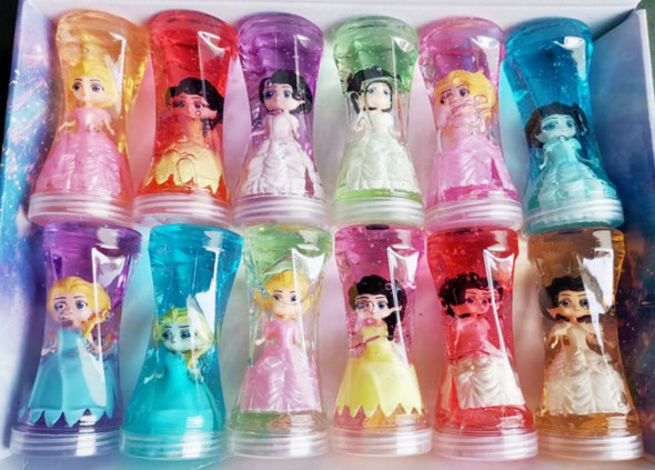 5" Crystal Mud Slime Princess Theme 12 per display bx .80 each 