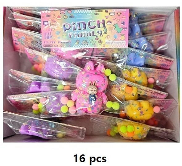 Cute Monster Squeeze Toys 16 pcs per display box $1.00 each