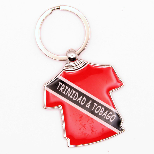 2" Metal Trinidad & Tobago Flag Uniform Keychains .68 ea