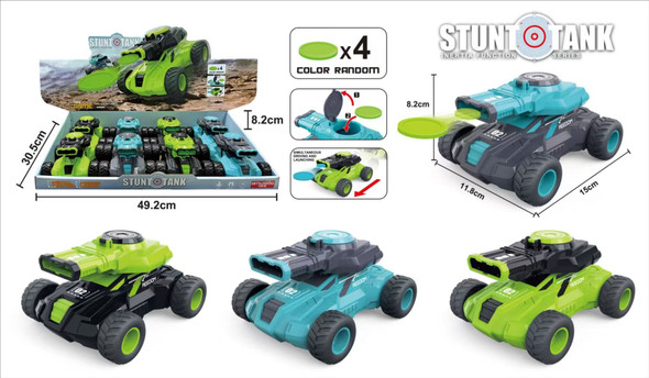 5.9" Inertia Stunt Tank Launcher 8 pcs per display box $2.50 each