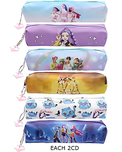 8" Novelty Zippered Pouch/Pencil Case (0682) .68 each