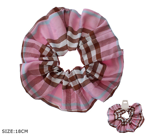 Plaid Scrunchie Asst Colors .68 each