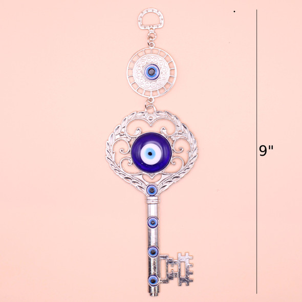 9" Evil Eye Key Protection Hanger $3.50 each