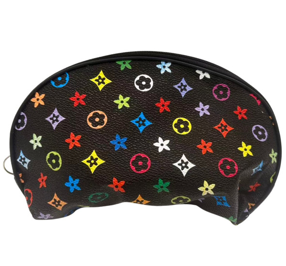 8" X 5" Hi Fashion Print Zipper All Purpose Cosmetic Bag (1013) .68 ea