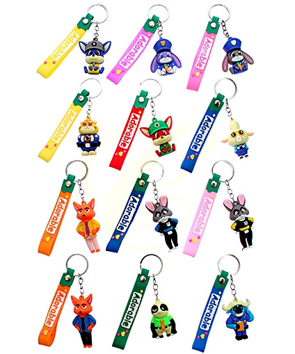 Novelty 3 in 1 Strap Keychain (0565) .68 each