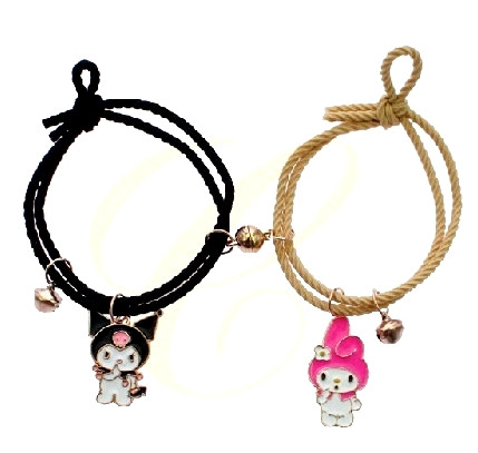 2 Pc Pk Novelty Theme Friendship Magnetic Ball Bracelet .68 each