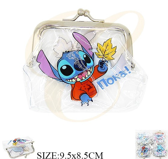 3.7" Clear Novelty Coin Purse .68 each