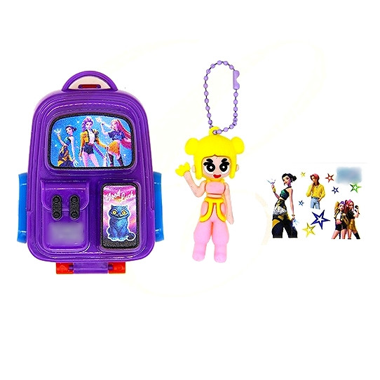 2.5" Novelty Stickers & Figurine Mystery Pack 24 pcs per display box .75 each