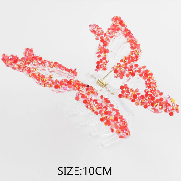 3.9" Stone Butterfly Hair Claw Clip Asst Colors .68 each