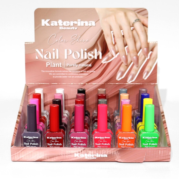 Color Shine Plant Based Nail Polish 24 pcs per display box  .75 each