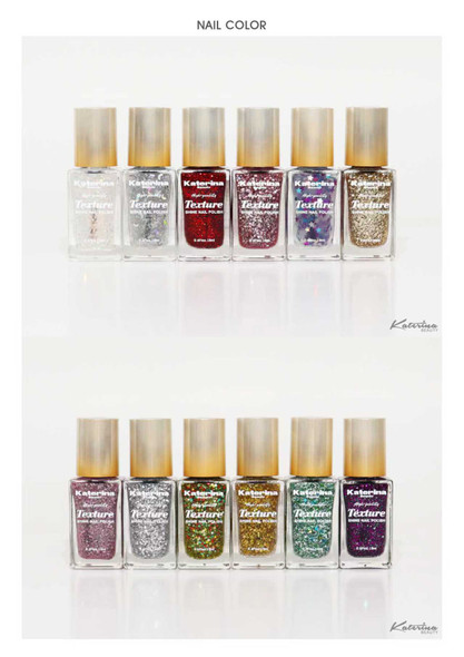 High Quality Texture Shine Nail Polish 24 pcs per display box .75 each