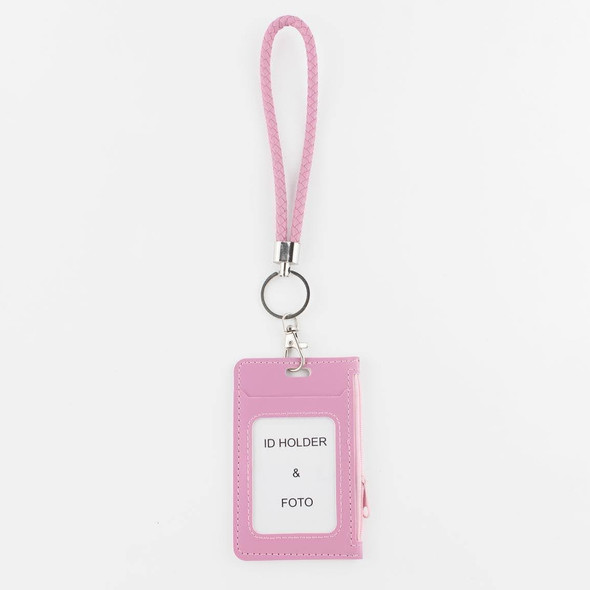 Asst Color Faux Leather ID Holder Wallet with Wristlet Strap .68 each