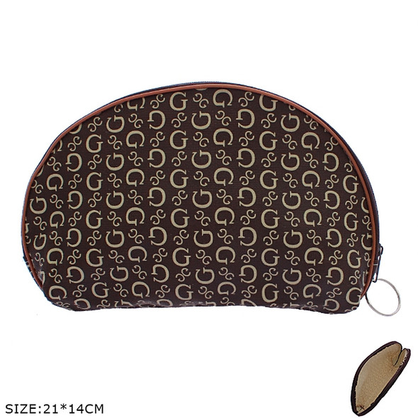 8.2" x 5.5" Hi Fashion Print Zipper All Purpose Cosmetic Bag .68 each