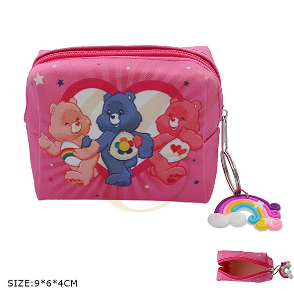 3.5" x 2.3" Cute Bears Mini Pouch with Keychain  .68 each