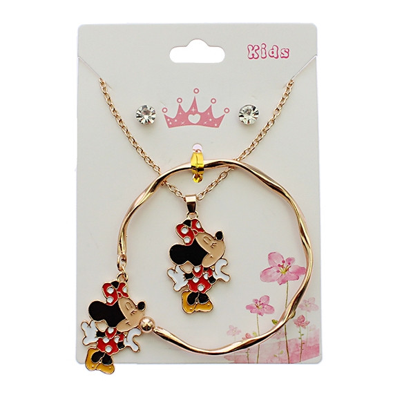 3 Pc Kids Novelty Jewelry Set – Necklace, Bracelet & Earrings (0872) .72 each set