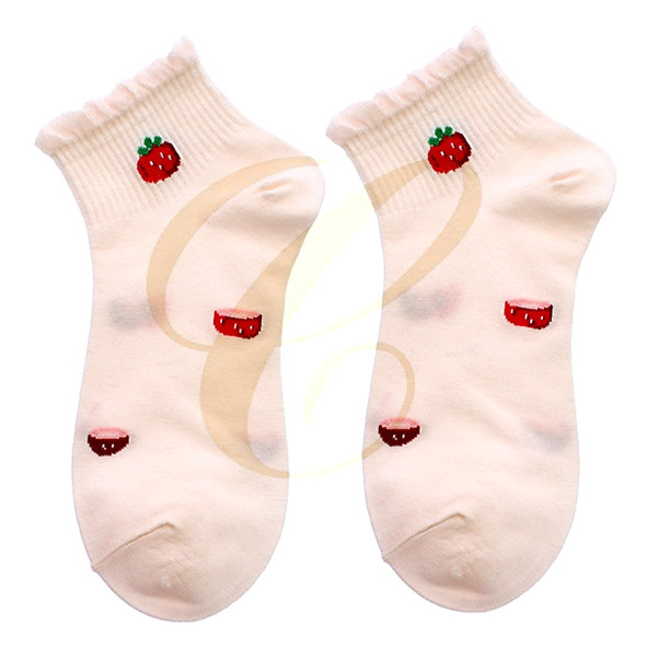 Cute Fruit Pattern Ankle Socks .68 each