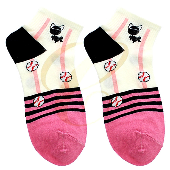 Cute Cat Pattern Ankle Socks .68 each