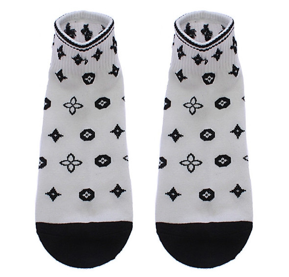 Asst Color Hi Fashion Print Sock 12 pair per pk (1039) .68 per pair