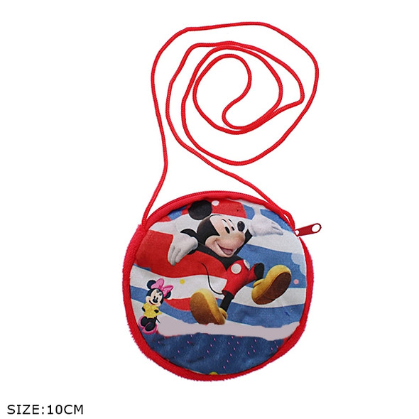 3.9" Novelty Velveteen Zipper Side Bag with Strap .68 each