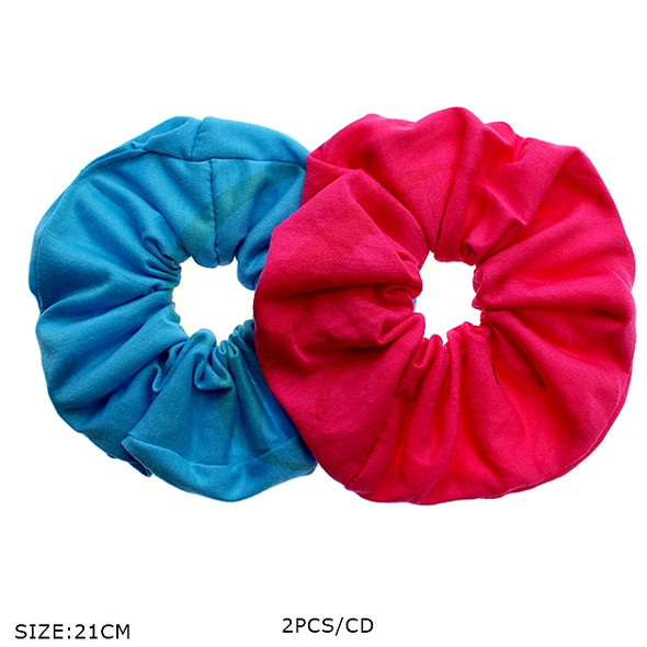 2 Pc Set Soft Solid Bright Color Scrunchie .68 each set