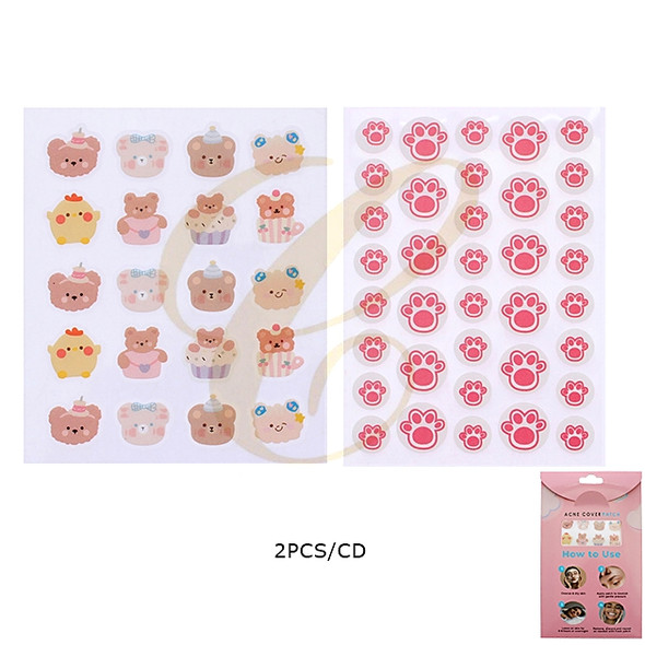 Cute Bear & Paw Acne Patches .68 each