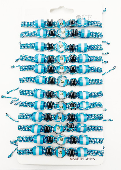 Guatemala Flag Braided Bracelets .68 each
