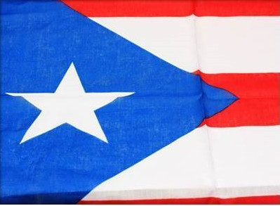 Bandana Puerto Rico Country Flag  100% Cotton .68 each
