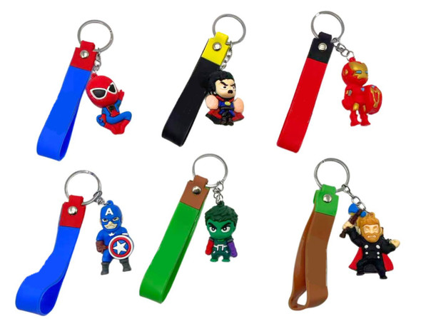 3 in 1 Strap Asst Novelty Keychain (10075) .68 each