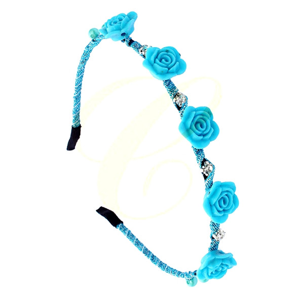 Floral Rhinestone Headband .68 each