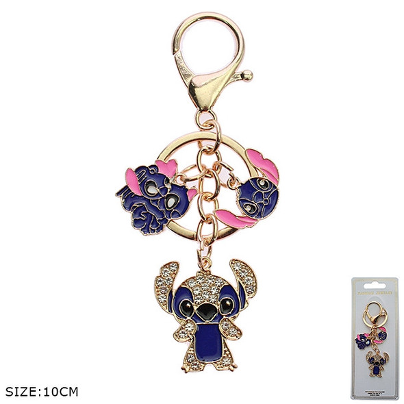 3.9" Novelty Triple Charm Keychain .68 each