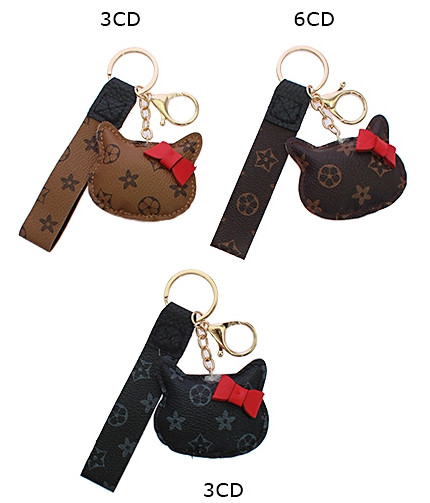 3 in 1 Strap Keychain w/ Hi Fashion Pattern (0477) .68 each