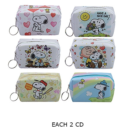 3.5" Novelty Zippered Pouch (0729) .68 each