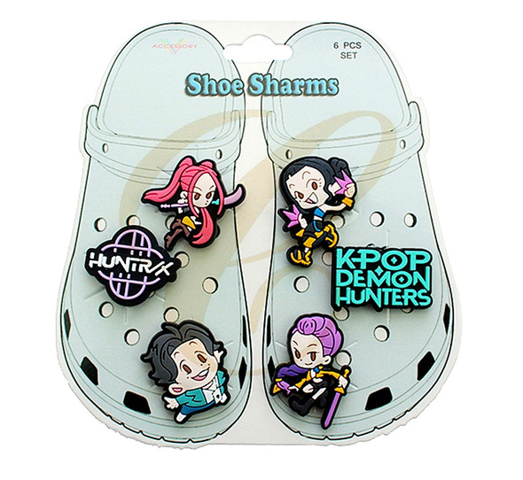 6 Pk Set of Shoe Charms Novelty Theme (1547) .75 per set