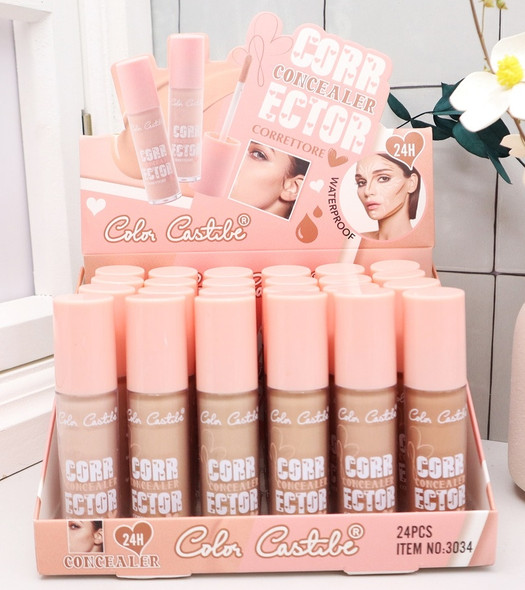 24H Waterproof Full Coverage Liquid Concealer 24 PCS Display Box .75 each