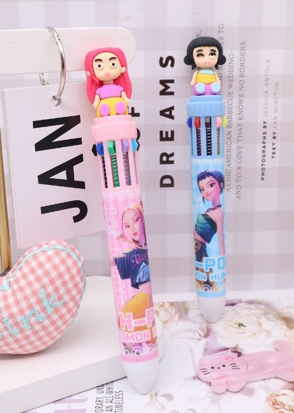 6" Novelty 10 Color Ink Pen 36 pcs per display box (2025) .68 each