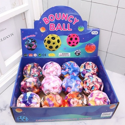 Novelty Print High Bouncing Space Moon Ball (2011) .75 each