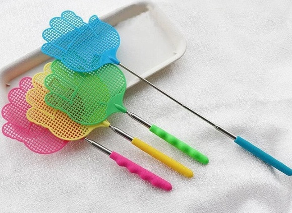 24" Expandable Fly Swatters Mx Colors 12 per pack .75 each