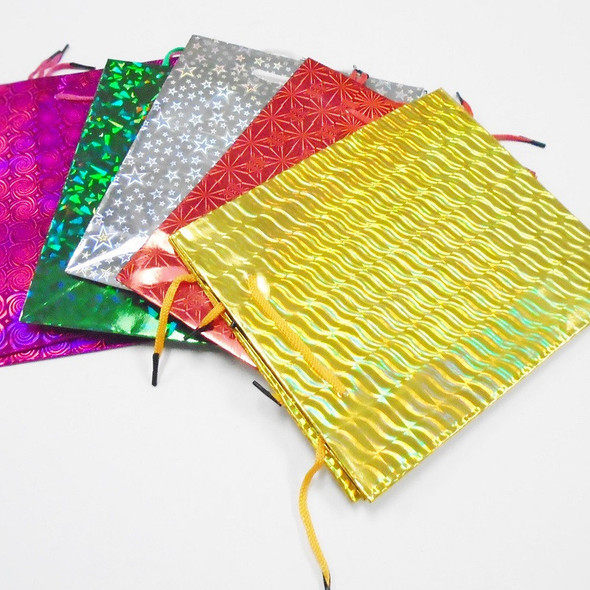 Hologram Gift Bags 7" X 9"  12 per pk .39 each