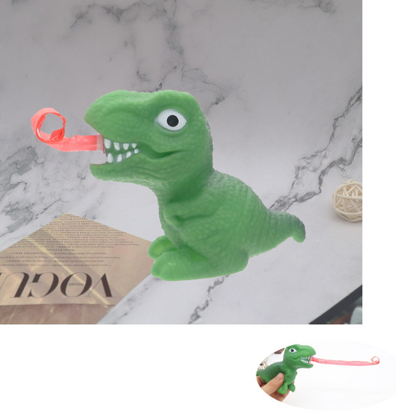 3" Dinosaur Roll Up Tongue Squishy Toy .75 each