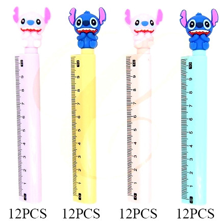 Novelty Ruler & Pen Combo 48 pcs per display box .75 each