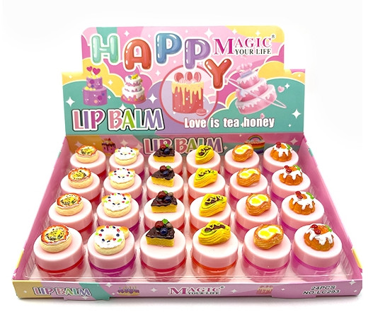 Food Theme Galore Lip Balm 24 per display bx .62 ea